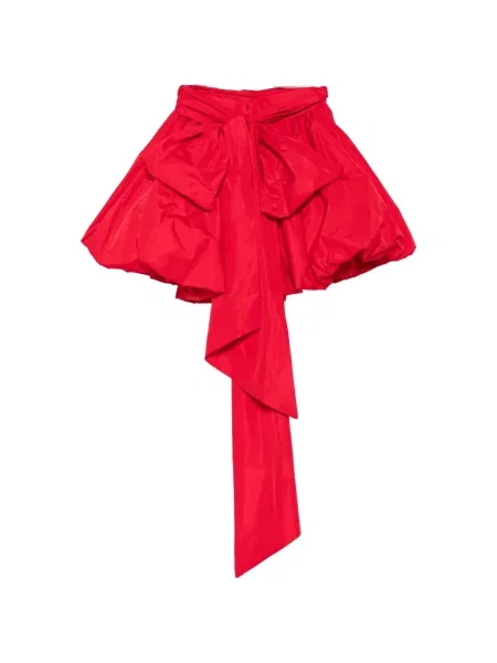 Fusta mini Blumarine cu funde roșu