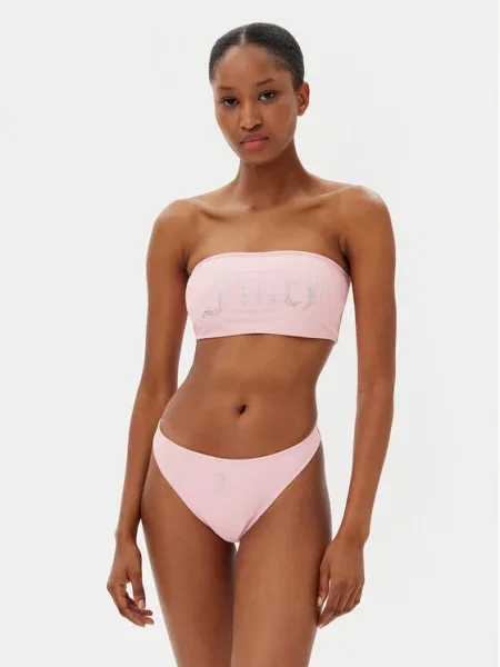 Juicy Couture Бикини Bandeau B Set розов