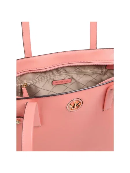 Shopperka Michael Kors z logo różowa