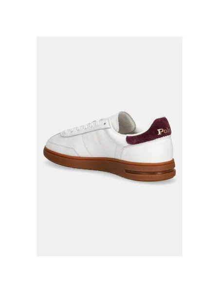 Sneakersy Polo Ralph Lauren skórzane białe