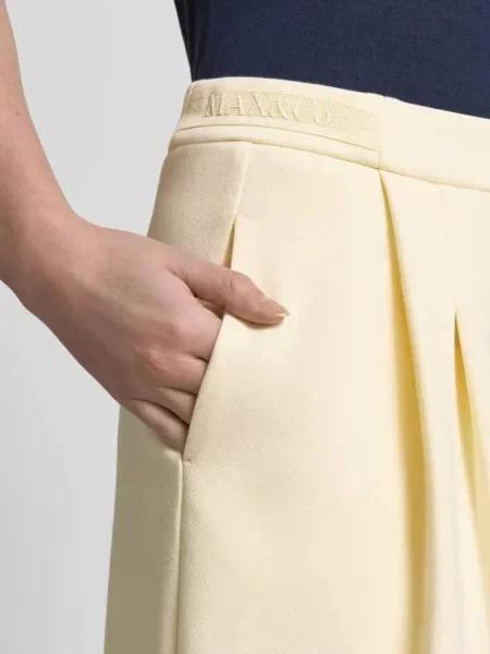 Spodnie o kroju regular fit o szerokości z mieszanki bawełny model ACANTO' Max&co.