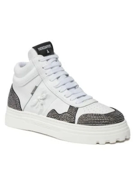 Patrizia Pepe De piele sneakers alb