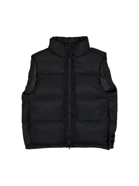 Kamizelka puchowa Stone Island z kamieniami czarna
