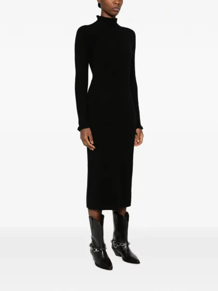 Rochie Arovescio tricotate negru
