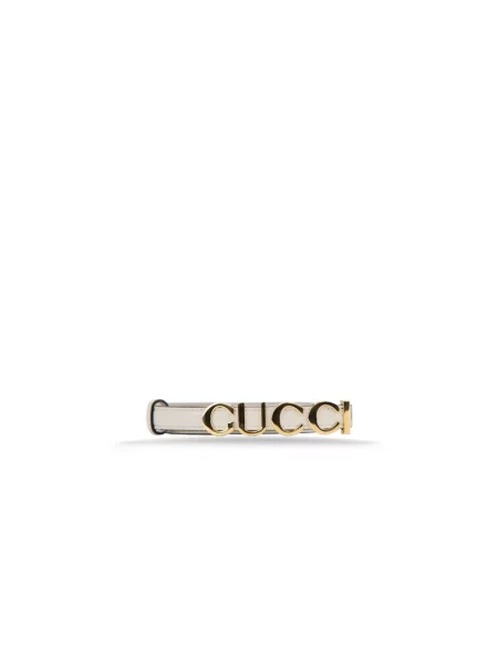 Pasek Gucci skórzany na sprzączkę biały