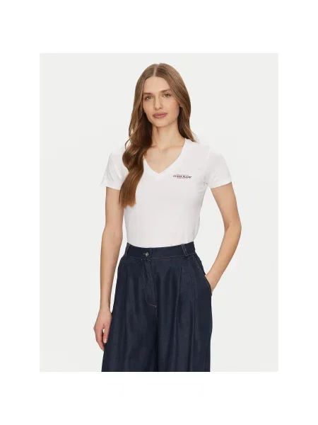Guess Jeans T-shirt Slim Fit bijela