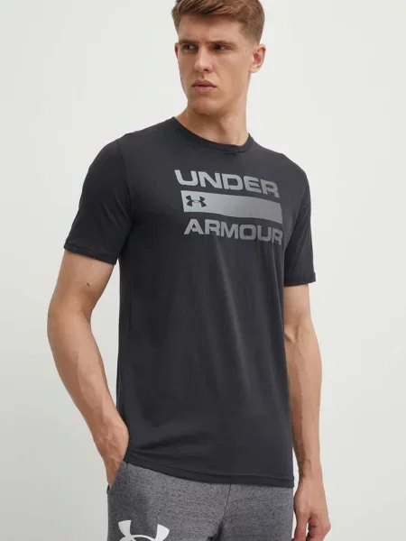 Under Armour t-shirt treningowy Team Issue Wordmark czarny