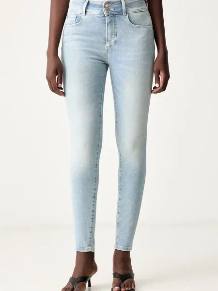 Guess blugi skinny pentru femei SHAPE UP albastru