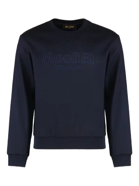 Hanorac Moorer cu broderie albastru