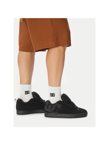 DC Shoes Sportcipők EO-COURT GRAFFIK BEVELED fekete