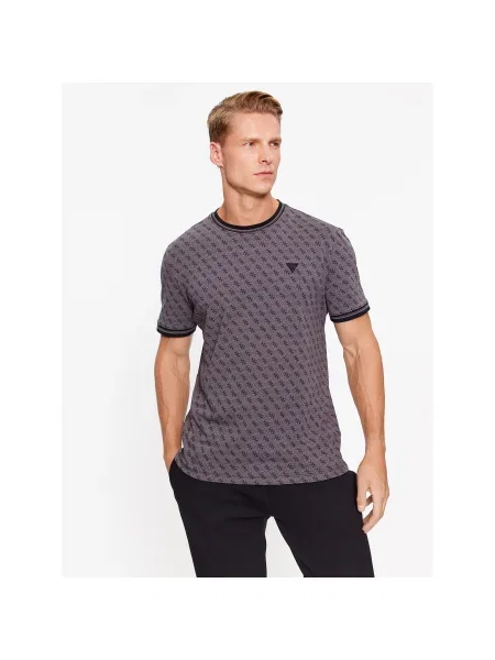 Guess Póló Marshall Regular Fit fekete