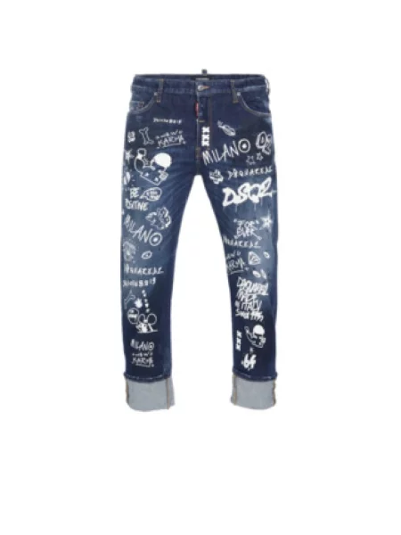 Jeansy Dsquared2 klasyczne niebieskie