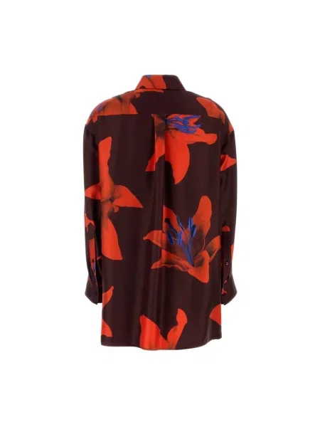 Satynowa koszula Alexander Mcqueen