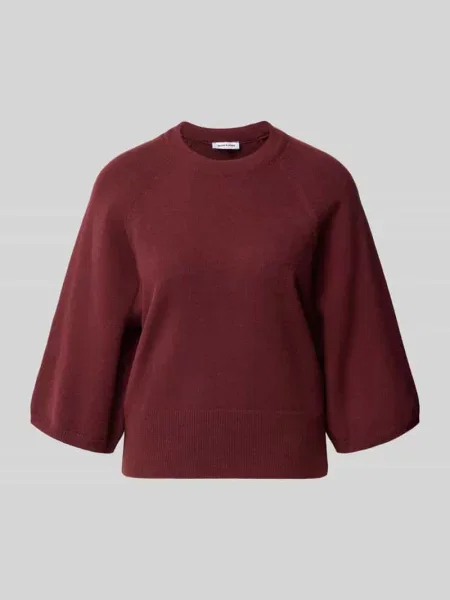 Sweter z dzianiny z rękaw o dł. More & More