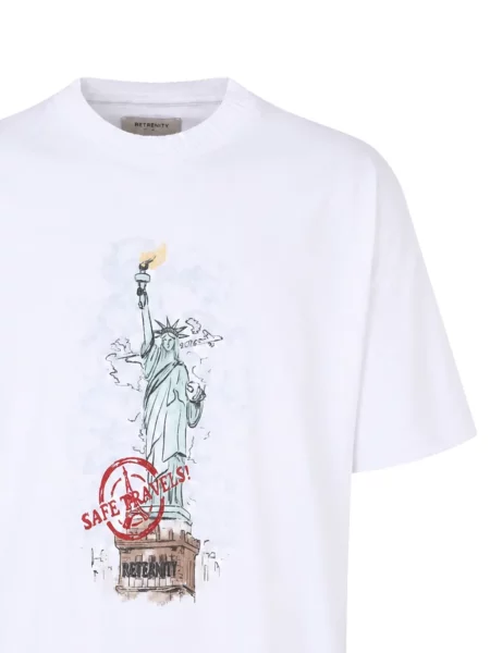 Tricou Reternity cu imagine alb
