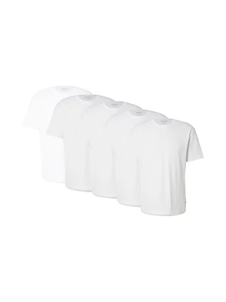 JACK & JONES Tricou / murdar alb