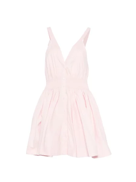 Rochie mini Maje în linie A roz