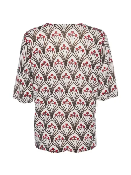 Top Max Mara cu model floral cu imagine