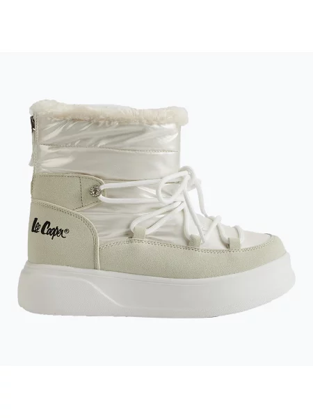 Дамски ботуши за сняг Lee Cooper white бяло