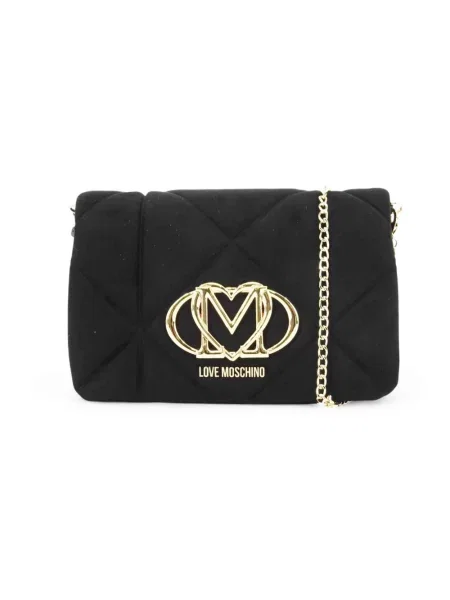 Torebka Love Moschino skórzana czarna