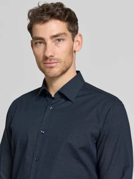 Koszula biznesowa o kroju regular fit z mieszanki bawełny model JOE' Boss