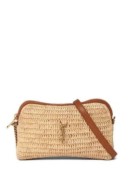 Kožená kabelka s reťazou Saint Laurent