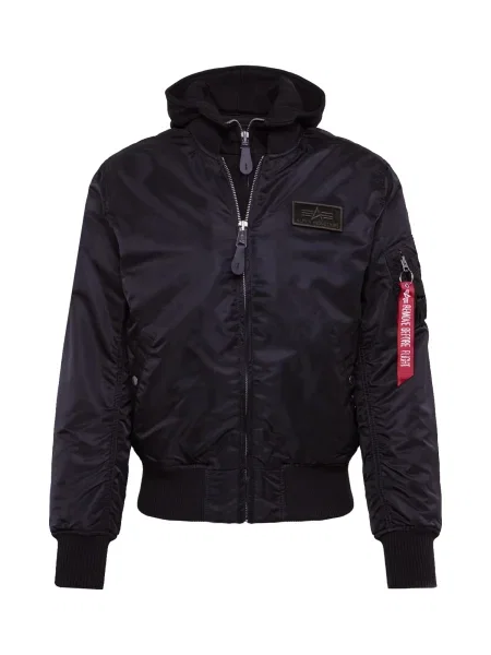 ALPHA INDUSTRIES Geacă de primăvară-toamnă D-Tec' negru