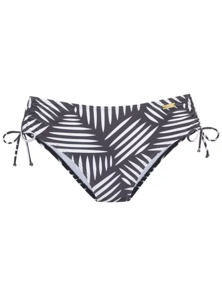 LASCANA Slip costum de baie crem / metalic gri