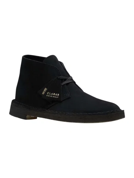 Clarks Originals półbuty zamszowe Desert Boot czarny