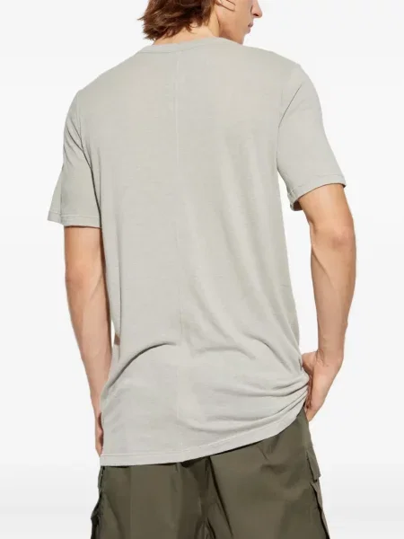 Tricou Rick Owens cu decolteu rotund scurt gri