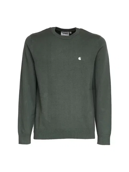 Dzianinowy sweter Carhartt Wip zielony