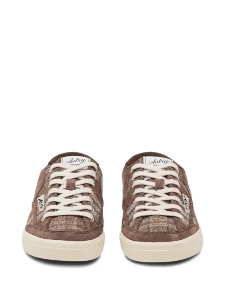 Szarvasbőr kockás sneaker Autry nyomtatás barna