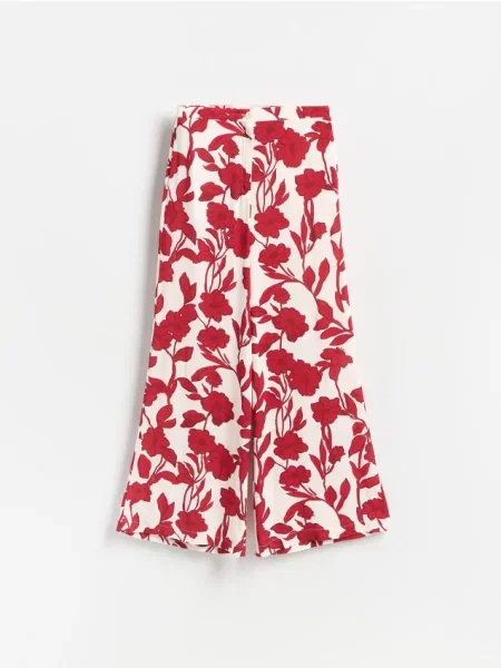 Reserved Pantaloni din cu model multicolor