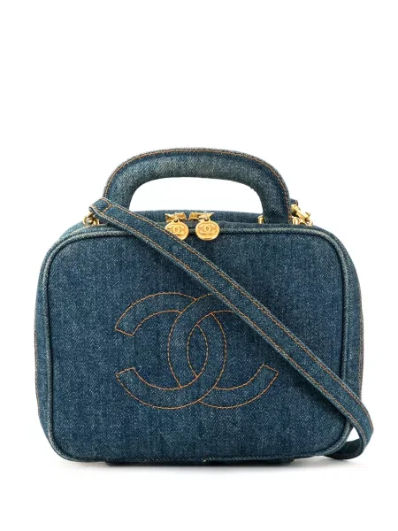 Kabelka Chanel Pre-owned modrá