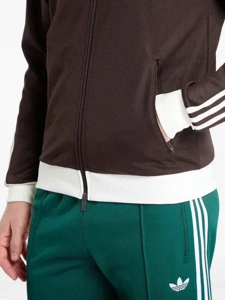 Krótka graficzny koszulka Adidas Campus z perforacją szara