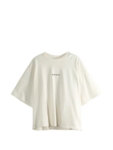 Tricou grafic D-r-g-n cu imagine alb