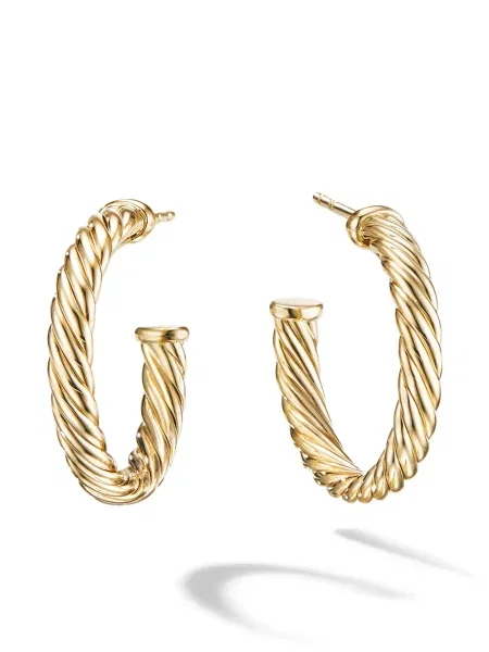 Cercei David Yurman galben