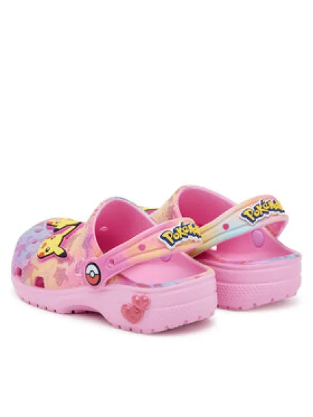 Šľapky Crocs Pokémon Pikachu Classic Clog ružová
