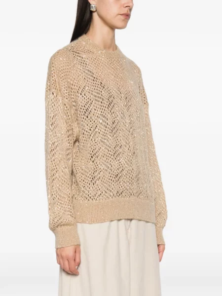 Pulover Brunello Cucinelli cu paiete