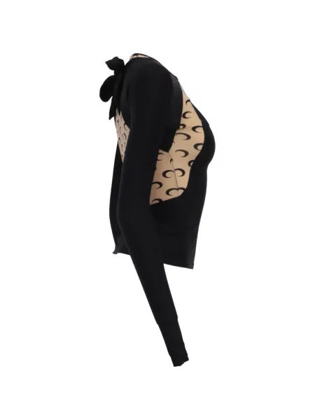 Lung top Marine Serre negru