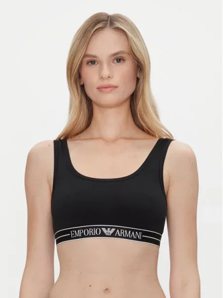 Σουτιέν τοπ Emporio Armani Underwear μαύρο