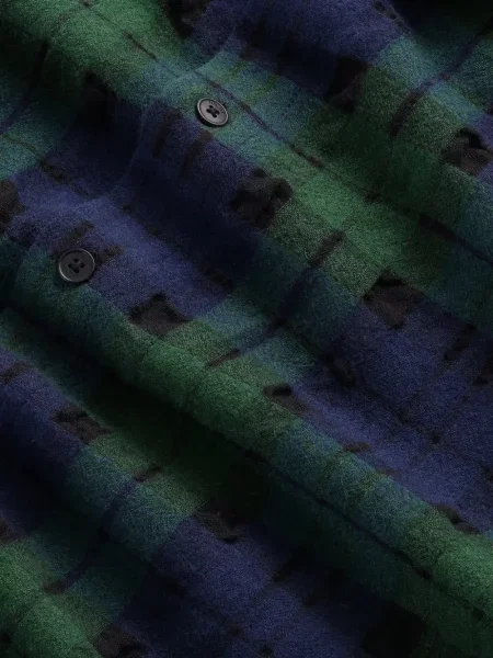 Flanel ing Nn07 zöld
