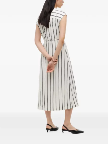 Rochie midi Tommy Hilfiger cu două rânduri de nasturi