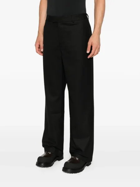 Pantaloni Represent de lână negru