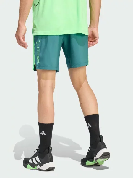 Спортивные шорты Adidas зеленые