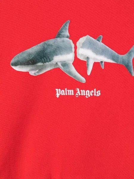 Majica s kapuljačom Palm Angels crvena