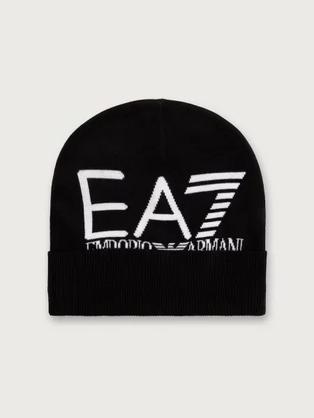 Čiapka Emporio Armani čierna