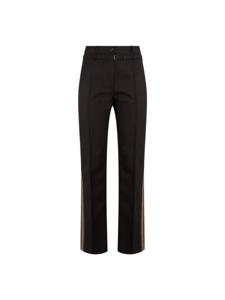 Spodnie Dries Van Noten wełniane brązowe