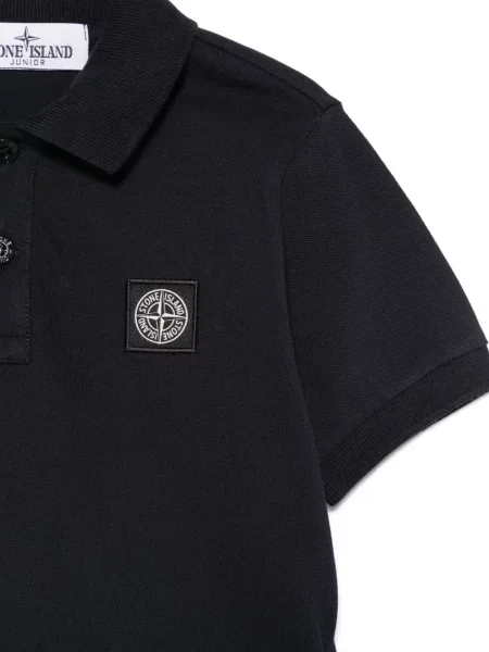 Koszulka polo dziecięca Stone Island niebieska