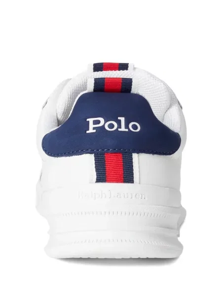 Matlasat tricou polo Polo Ralph Lauren cu decolteu rotund cu autograf roșu